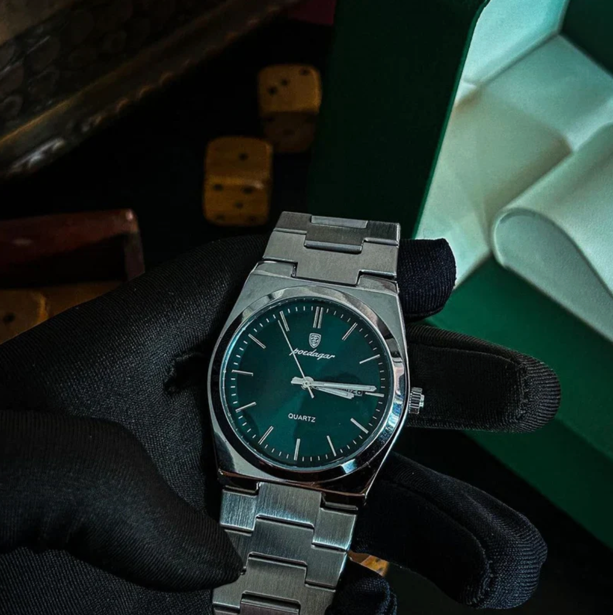 Ceas Barbatesc Poedagar Emperor (Verde)