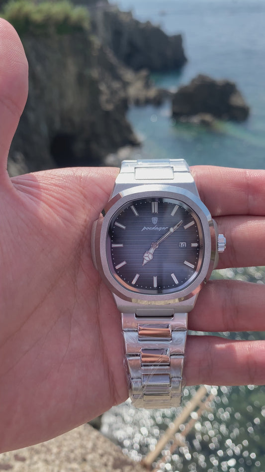 Ceas Barbatesc Poedagar Classic (Albastru)